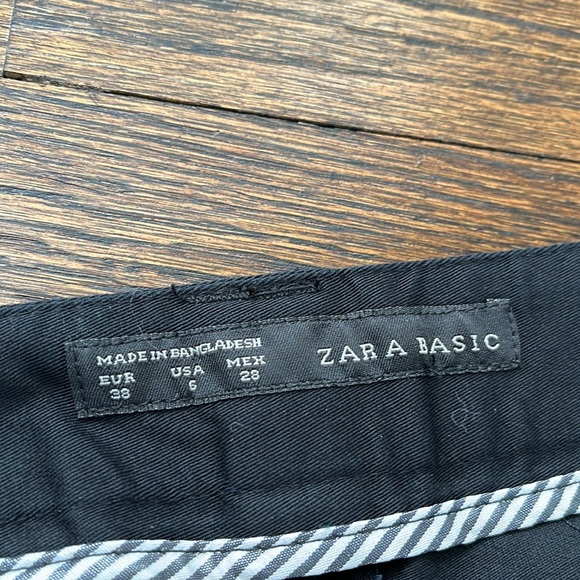 Zara Basics Women’s Black Dress Pants Workwear - size 6 - Picture 7 of 11